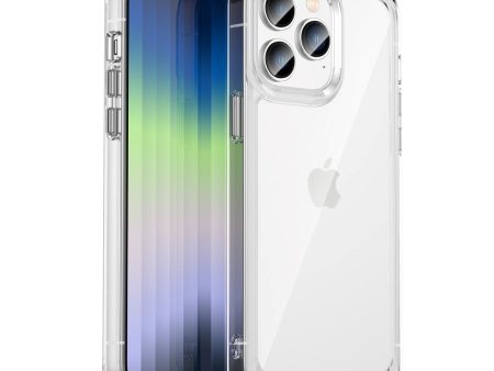 iPhone 14 Pro Max Hybrid Plastik Cover - Gennemsigtig Cheap