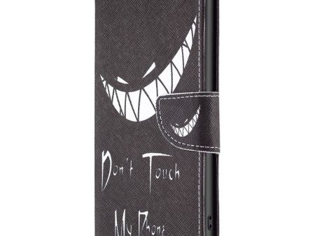 iPhone 14 Pro Læder Cover m. Pung & Print -  Don t Touch My Phone  Online Hot Sale