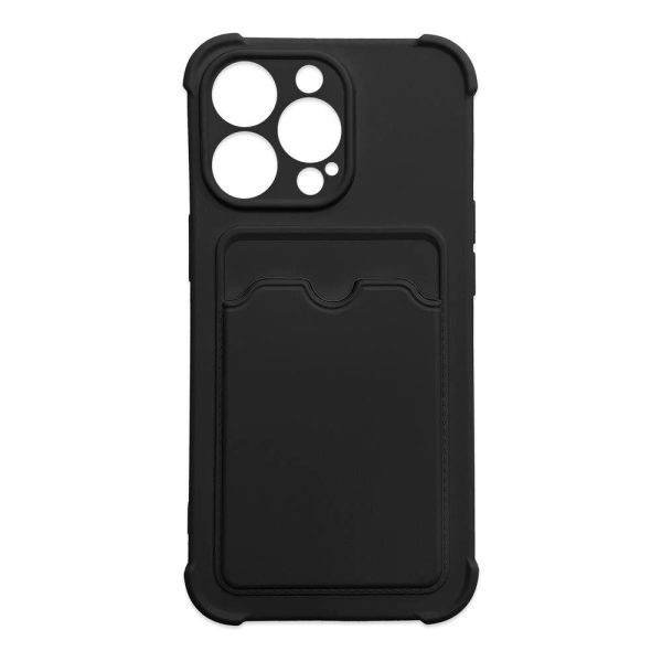 iPhone X   Xs Hurtel Card Armor Plastik Cover - Sort Online Sale