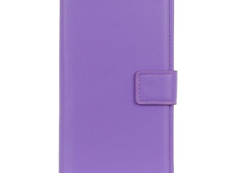 iPhone 14 Pro Læder Cover m. Pung & Ståfunktion - Lilla Online now