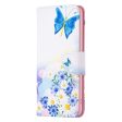 iPhone 14 Pro Læder Cover m. Pung & Print - Sommerfugl Online Hot Sale