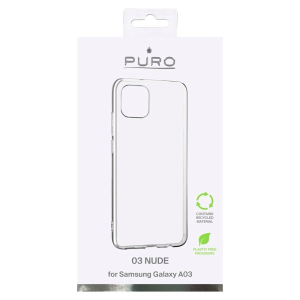 Samsung Galaxy A03 Puro  NUDE  Ultra Slim Cover 0.3mm - Gennemsigtig For Cheap