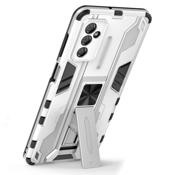 Samsung Galaxy M52 (5G) Håndværkercover m. Kickstand - Sølv Hot on Sale