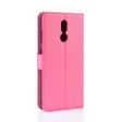 Nokia 3.2 Soft Pouch - Læder Cover m. Pung Pink Fashion