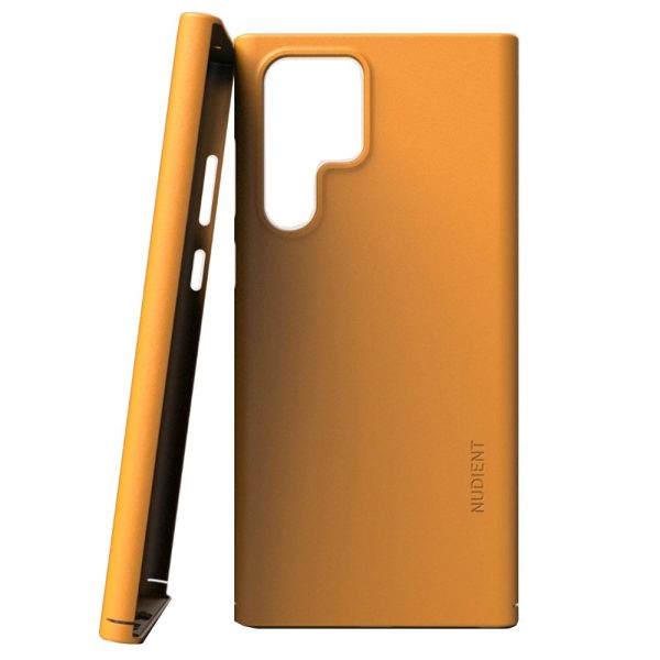 Nudient Thin Case V3 Samsung Galaxy S22 Ultra Cover - Saffron yellow Discount