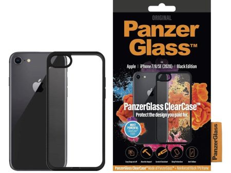 iPhone SE (2022   2020)   8   7   6s   6 PanzerGlass ClearCase Cover m. Sorte Kanter For Cheap