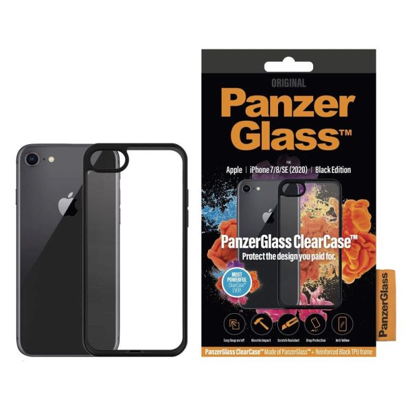 iPhone SE (2022   2020)   8   7   6s   6 PanzerGlass ClearCase Cover m. Sorte Kanter For Cheap