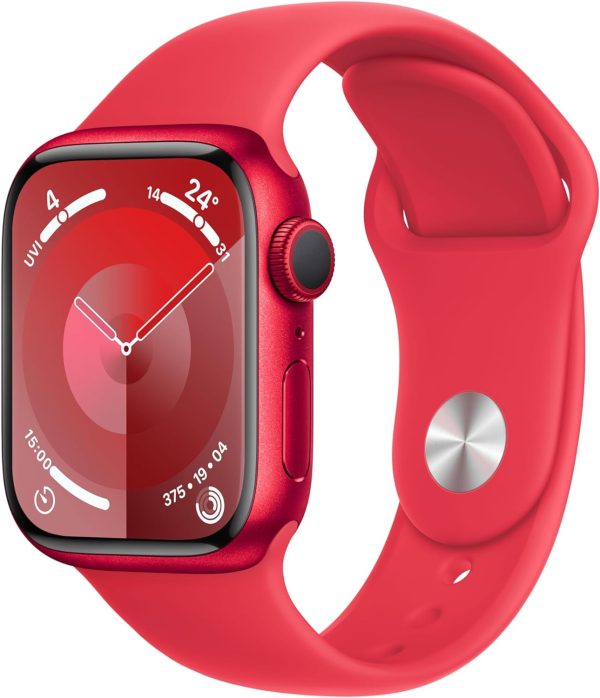 Apple Watch Series 9 41mm Smartwatch with Starlight Aluminum Case For Sale