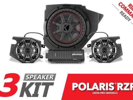 2014-2023 polaris-rzr-kicker-3-speaker-plug-play-system-for-ride-command-1 Fashion