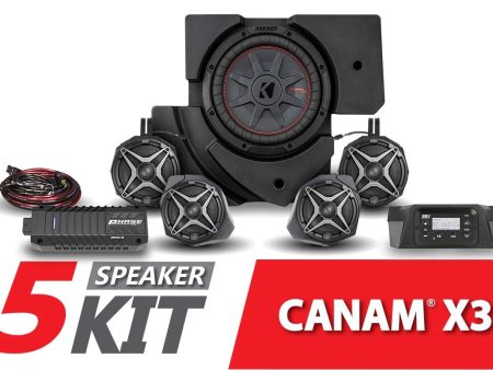 2017-and-up-canam-x3-complete-ssv-5-speaker-plug-and-play-system Sale