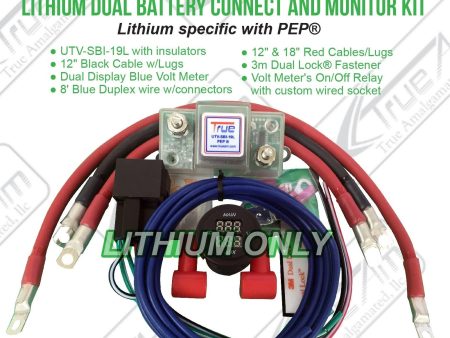 True UTV Lithium Dual Battery Connect & Monitor Kit True UTV-SBI-LCM Online Sale