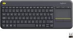 Logitech - Keyboard with Touchpad Logitech K400 Plus Black (Renewed) Sale