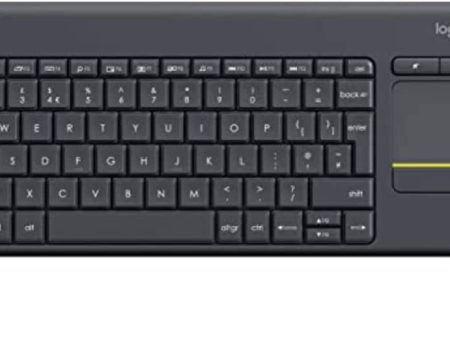 Logitech - Keyboard with Touchpad Logitech K400 Plus Black (Renewed) Sale