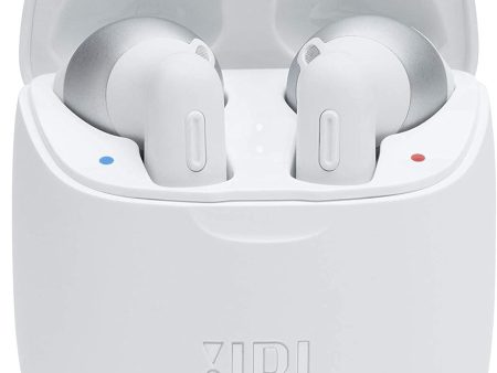 JBL Tune 225TWS True Wireless Earbud Headphones - JBL Pure Bass Sound, Bluetooth, 25H Battery, Dual Connect, Native Voice Assistant (White) (Renewed) Discount