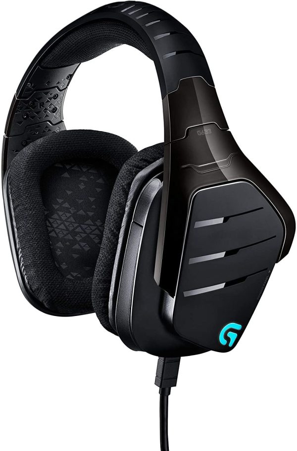 Logitech G633 Artemis Spectrum - RGB 7.1 Dolby and DST Headphone Surround Sound Gaming Headset - PC, PS4, Xbox One, Switch, and Mobile Compatible - Black (Renewed) Online Hot Sale