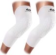 Knee Compression Sleeves: McDavid Hex Knee Pads Compression Leg Sleeve for Basketball, Volleyball, Weightlifting, and More - Pair of Sleeves Online now