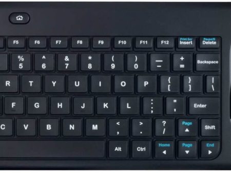 Logitech Wireless Touch K400r USB Compact Keyboard w 3.5in Touchpad - 920-003070 - Black(Renewed) Online Hot Sale