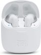 JBL Tune 225TWS True Wireless Earbud Headphones - JBL Pure Bass Sound, Bluetooth, 25H Battery, Dual Connect, Native Voice Assistant (White) (Renewed) Hot on Sale