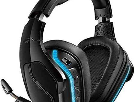 Logitech G935 Wireless DTS:X 7.1 Surround Sound LIGHTSYNC RGB PC Gaming Headset - Black, Blue (Renewed) Supply