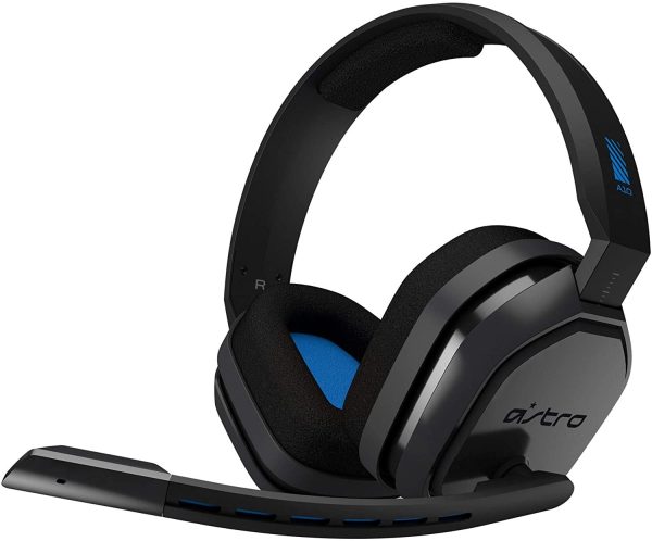 ASTRO Gaming A10 Headset for Xbox One Nintendo Switch   PS4   PC and Mac - Wired 3.5mm and Boom Mic by Logitech - Eco-Friendly Packaging - (Blue Black) (Renewed) Cheap