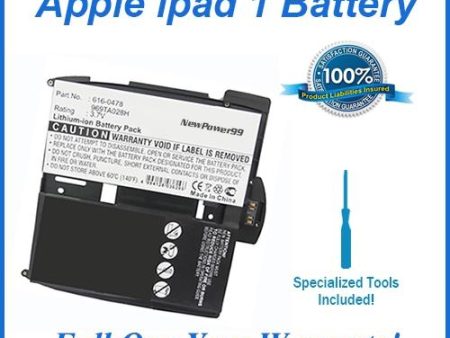 Apple iPad 1 Battery Replacement Kit with Special Installation Tools, Extended Life Battery and Full One Year Warranty Online Sale