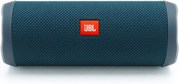 JBL Flip 4 Waterproof Portable Bluetooth Speaker - Ocean Blue (Renewed) Supply