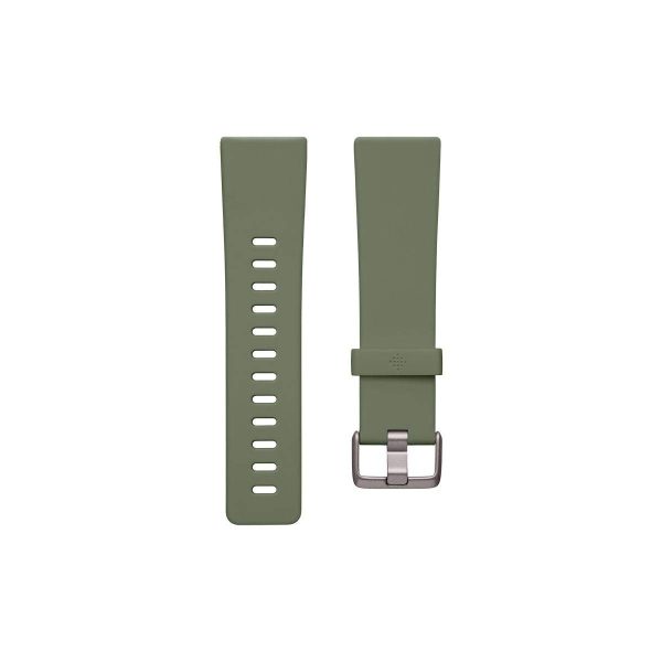 Fitbit Versa Family Accessory Band, Official Fitbit Product, Classic, Olive, Large Discount