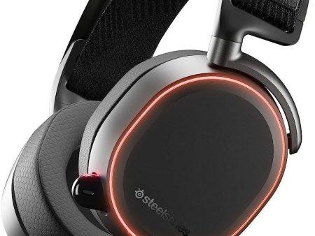 steelseries Arctis Pro High Fidelity Gaming Headset - Hi-Res Speaker Drivers - DTS Headphone:X v2.0 Surround for PC (Renewed) Online Sale