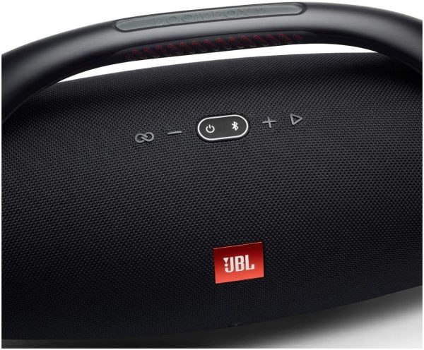 (Renewed) JBL Boombox 2 Waterproof Portable Bluetooth Speaker with Long Lasting Battery - Black Hot on Sale