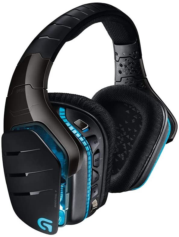 Logitech G933 Artemis Spectrum – Wireless RGB 7.1 Dolby and DTS Headphone Surround Sound Gaming Headset – PC, PS4, Xbox One, Switch, and Mobile Compatible – Advanced Audio Drivers – Black Online now