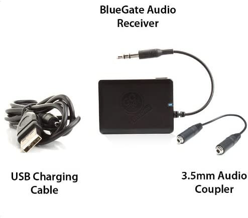 GOgroove BlueGATE Portable Bluetooth Receiver 3.5mm AUX Wireless Audio Adapter with 14 Hour Music Streaming for Wired Stereo Speaker Sound Systems, Phones, Tablets, Aux Bluetooth Adapter for Car on Sale