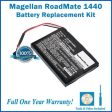 Magellan RoadMate 1440 Battery Replacement Kit with Tools, Video Instructions and Extended Life Battery Online Sale