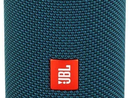 JBL Flip 4 Waterproof Portable Bluetooth Speaker - Ocean Blue (Renewed) Supply