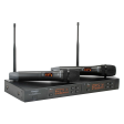 AT-4210 | 2 Channel Wireless Handheld Microphone System Discount