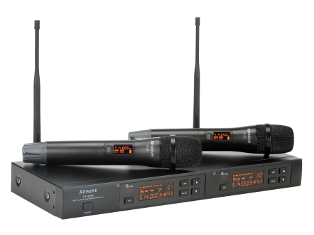 AT-4210 | 2 Channel Wireless Handheld Microphone System Discount