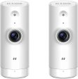 D-Link WiFi Security Camera HD, Mini Indoor, 2-Pack, Cloud Recording, Motion Detection and Night Vision, Works with Alexa (DCS-8000LH 2PK-US) (Renewed) Sale