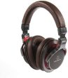 Audio-Technica ATH-MSR7BK SonicPro Over-Ear High-Resolution Audio Headphones, Black (Renewed) Online now