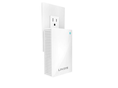 Linksys WHW0101P Velop Mesh WiFi Extender: Wall Plug-in, Wireless Range and Speed Booster for Velop Mesh Wi-Fi System, Single Outlet (White) Hot on Sale