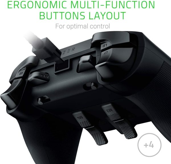 Razer Wolverine Ultimate Chroma- Fully Customizable Gamepad Controller - Interchangeable Analog Sticks & Dpad - Compatible with Xbox One, PC (Renewed) Supply