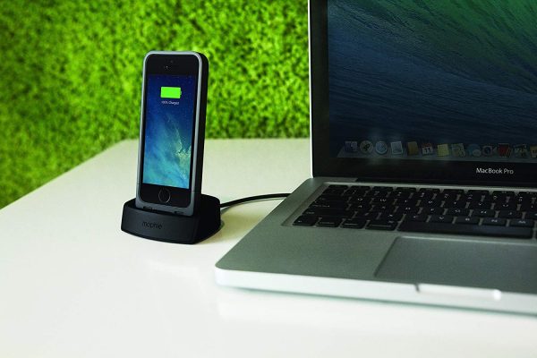 mophie Juice Pack Dock iPhone 5 5s SE - Black Fashion