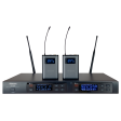 AT-5220 | 2 Channel Wireless Microphone System with Lavaliere Online now