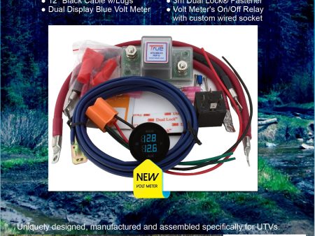 True Am UTV-SBI-15CM UTV Dual Battery Connect and Monitor Kit Online now