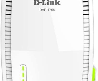 D-Link AC1750 Mesh Wi-Fi Range Extender - Cover up to 2000 sq.ft- Dual Band, MU-MIMO, Mesh, WPA3, Booster, Repeater, Access Point, Extend Wi-Fi in Your Home, Gigabit Port, Easy App Setup (DAP-1755-US) Online Sale