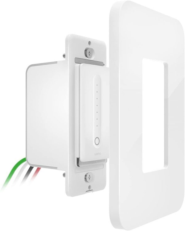 Wemo Dimmer Wi-Fi Light Switch, Compatible with Alexa and Google Assistant F7C059 (Renewed) Sale