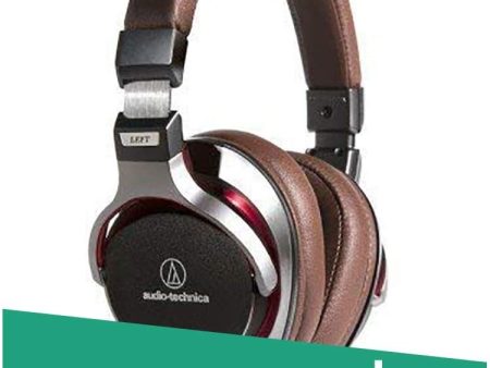 Audio-Technica ATH-MSR7BK SonicPro Over-Ear High-Resolution Audio Headphones, Black (Renewed) Online now