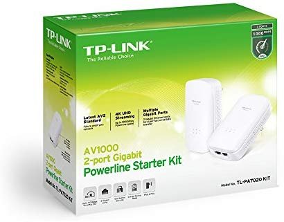 TP-Link AV1000 2-Port Gigabit Powerline Adapter, Up to 1000Mbps (TL-PA7020 KIT) Discount