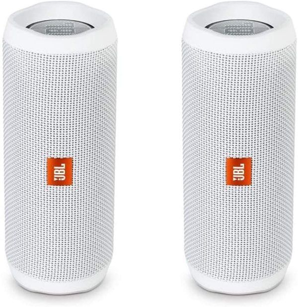 JBL Flip 4 Waterproof Portable Bluetooth Speaker (Pair) (Renewed) Online now