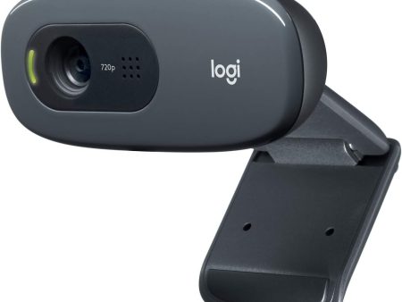 Logitech C270 HD Webcam, 720p, Widescreen HD Video Calling,Light Correction, Noise-Reducing Mic, For Skype, FaceTime, Hangouts, WebEx, PC Mac Laptop Macbook Tablet - Black Online now