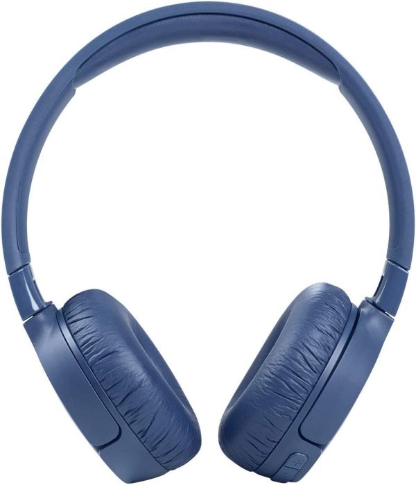 JBL Tune 660NC: Wireless On-Ear Headphones with Active Noise Cancellation - Blue (Renewed) For Discount