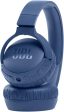 JBL Tune 660NC: Wireless On-Ear Headphones with Active Noise Cancellation - Blue (Renewed) For Discount